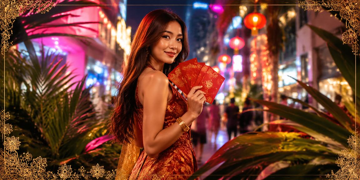 Bonus sampul merah kasino dengan motif batik Kuala Lumpur